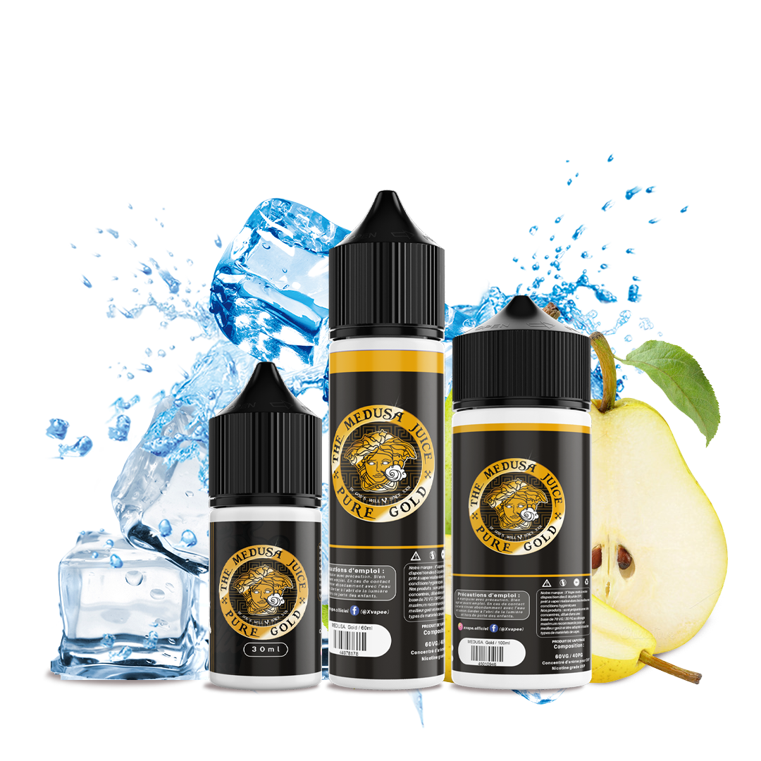 E-liquide DIY Medusa Gold  E-liquide DIY  xvape.ma Maroc.