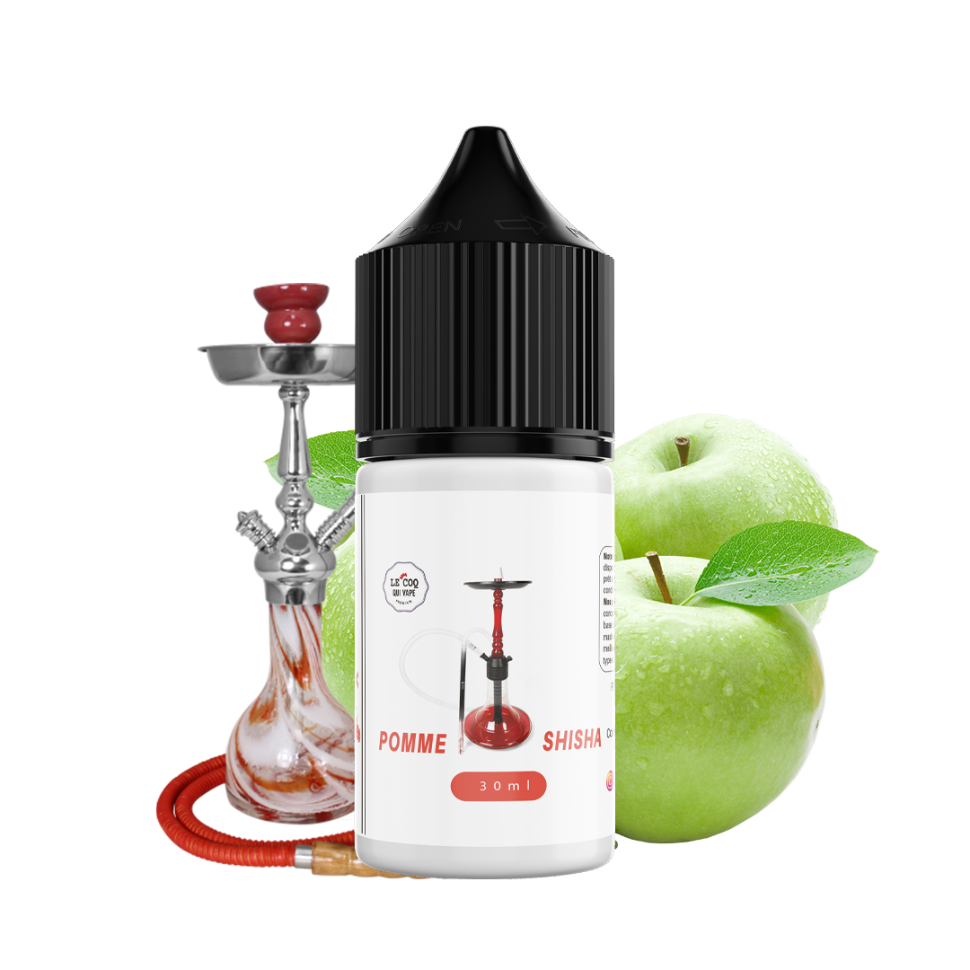 E-liquide DIY Pomme Shisha - LE COQ QUI VAPE  E-liquide DIY  xvape.ma Maroc.