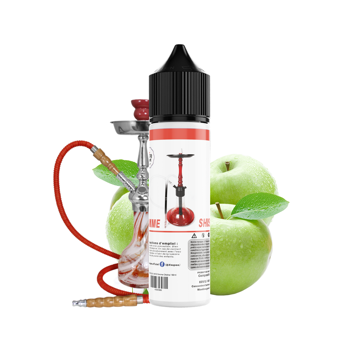 E-liquide DIY Pomme Shisha - LE COQ QUI VAPE  E-liquide DIY  xvape.ma Maroc.