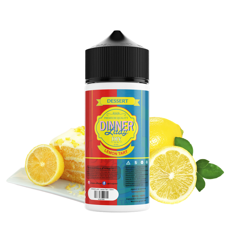E-liquide DIY Dinner Lady Lemon Tart  E-liquide DIY  xvape.ma Maroc.