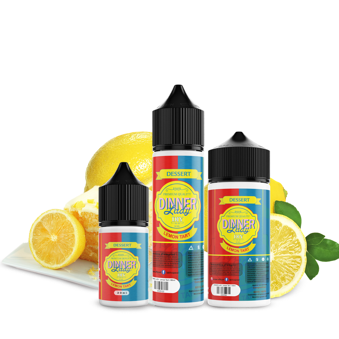 E-liquide DIY Dinner Lady Lemon Tart  E-liquide DIY  xvape.ma Maroc.