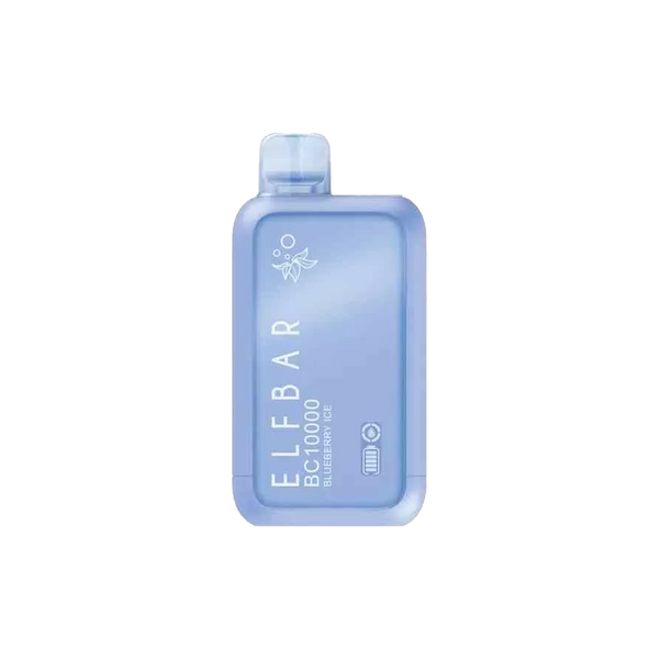 ELFBAR BC10000 - BLUEBERRY ICE 5%  Jetable  xvape.ma Maroc.