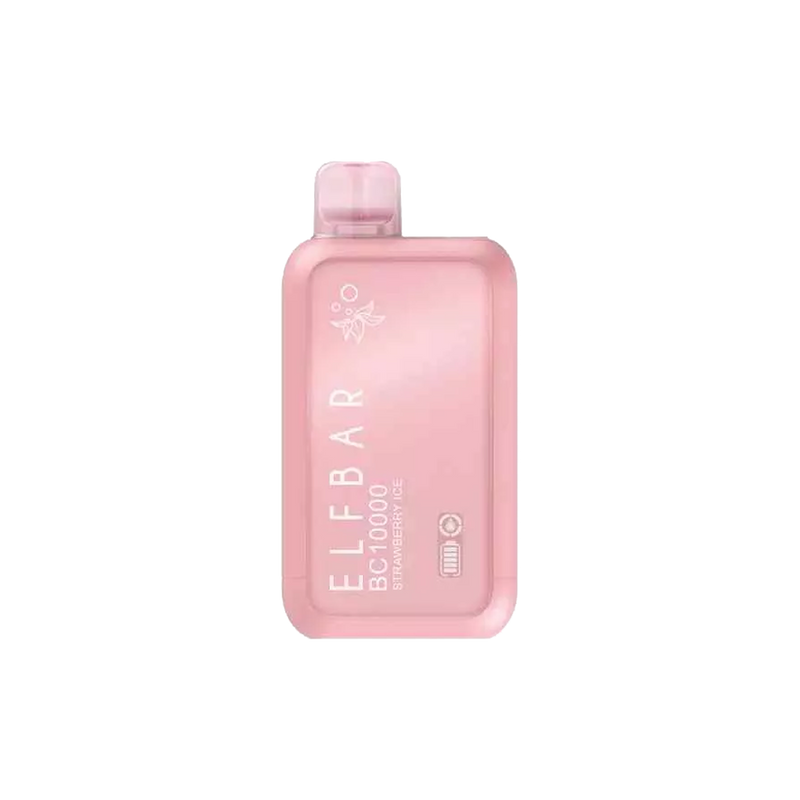 ELFBAR BC10000 - STRAWBERRY ICE 5%  Jetable  xvape.ma Maroc.