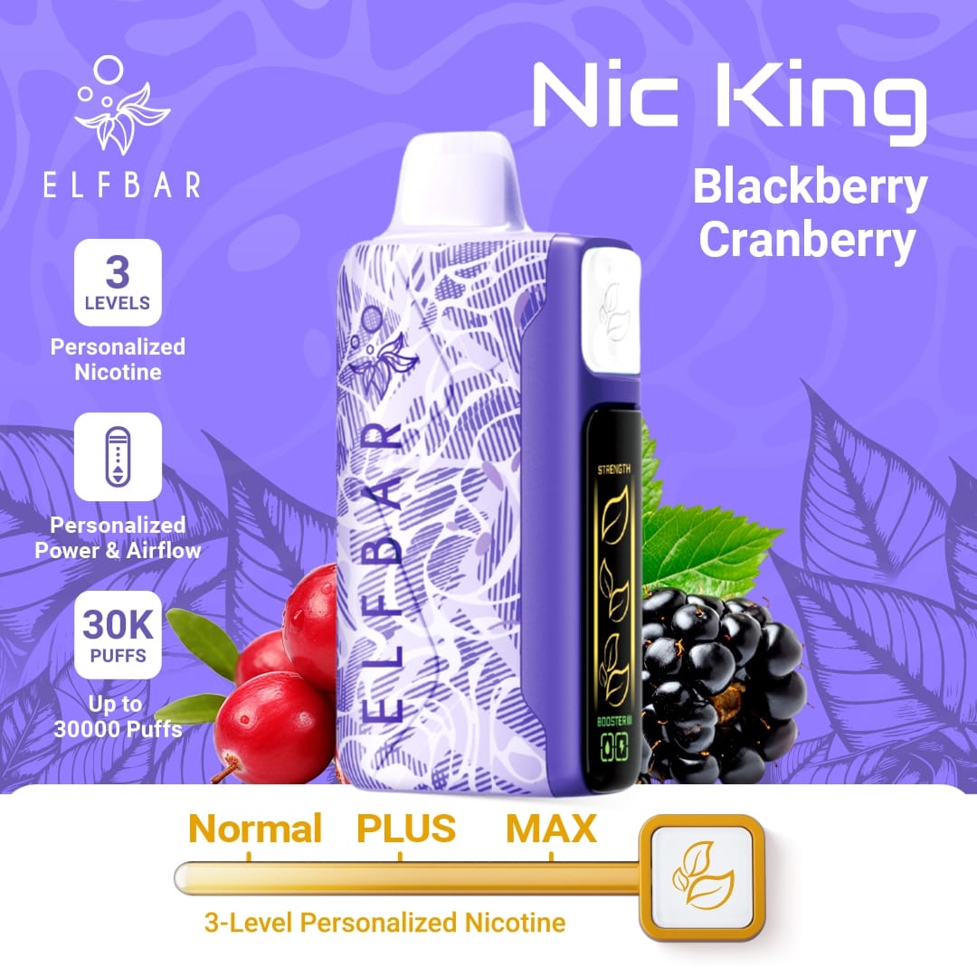 ELFBAR Nic King 30K - Blackberry Cranberry - 5%