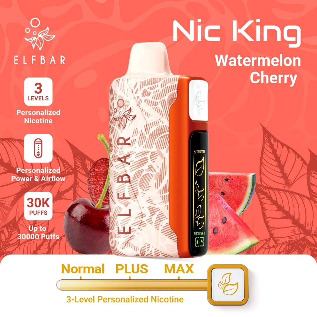ELFBAR Nic King 30K - Watermelon Cherry - 5%