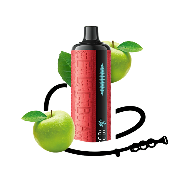 ELFBAR E-shisha - Double Apple - 5MG  Jetable  xvape.ma Maroc.