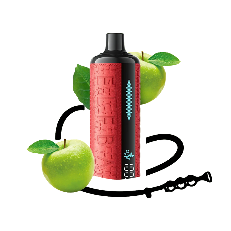 ELFBAR E-shisha - Double Apple - 5MG  Jetable  xvape.ma Maroc.