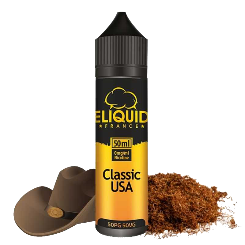 Eliquid France - Classic USA 60ml  E-liquide premium  xvape.ma Maroc.