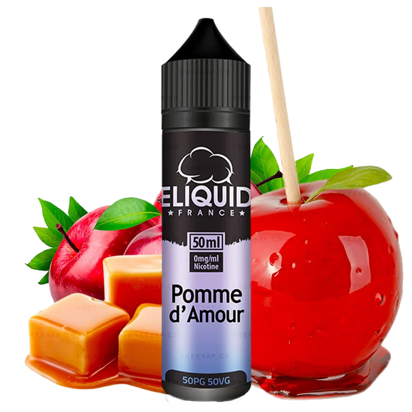 Eliquid France - Pomme d'Amour 60ml  E-liquide premium  xvape.ma Maroc.