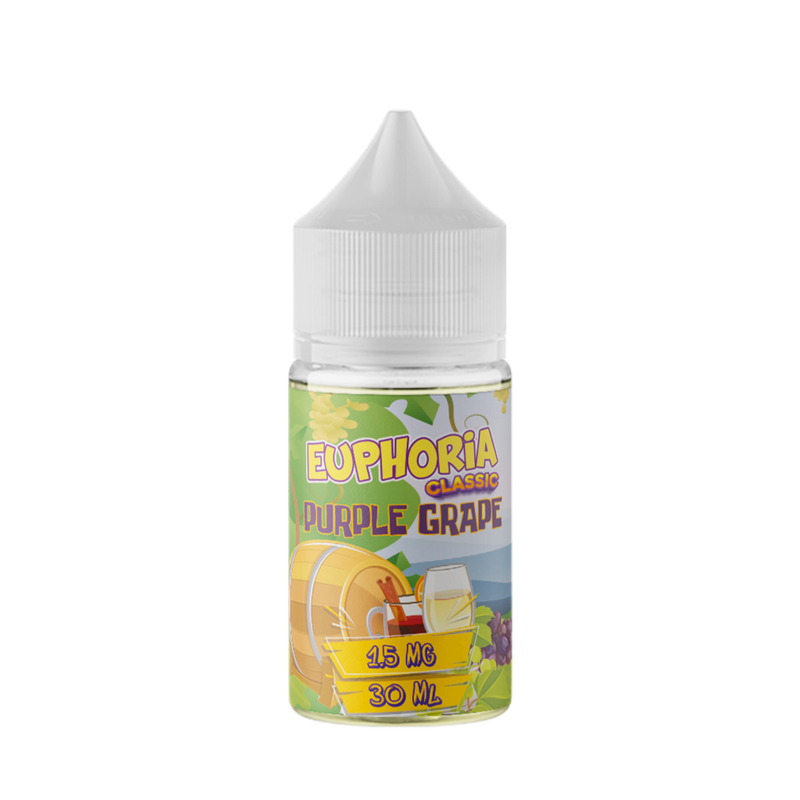 Euphoria Classic Purple Grape 30ml  E-liquide premium  xvape.ma Maroc.