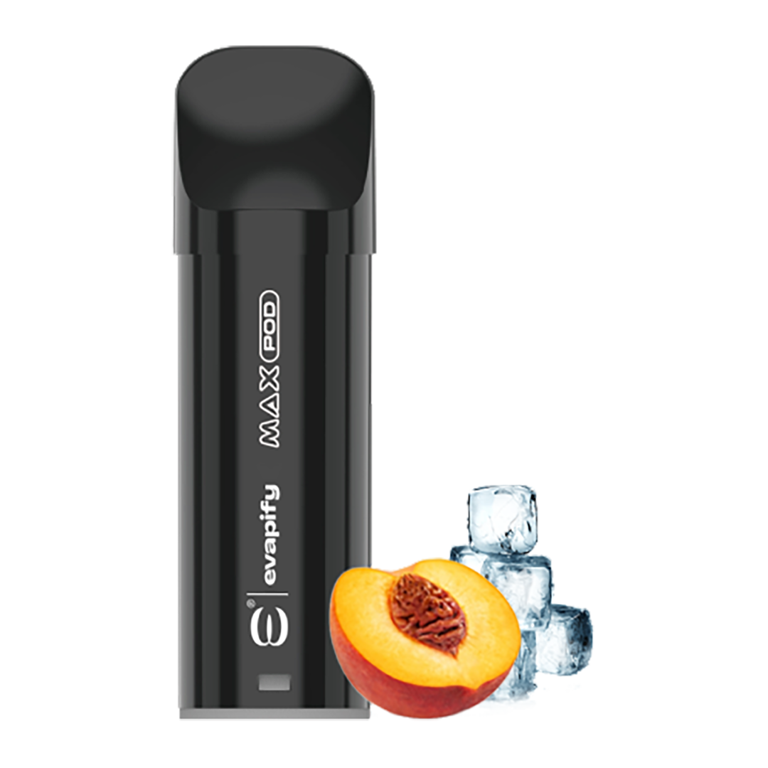 Evapify Max Pod - Lime Peach 2500 Puffs - 5%