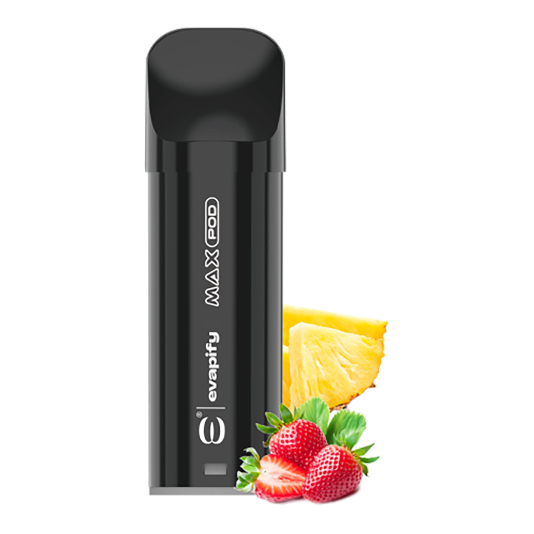 Evapify Max Pod - Strawberry Pineapple 2500 Puffs - 5%