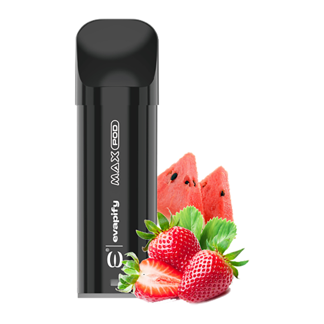 Evapify Max Pod - Strawberry Watermelon 2500 Puffs - 5%