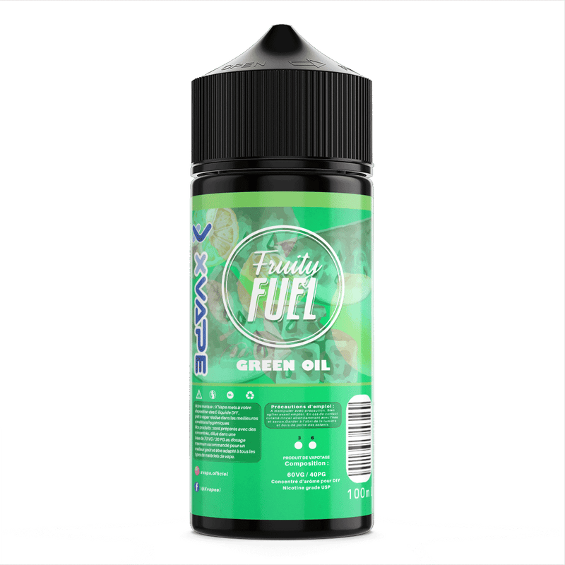E-liquide DIY - GREEN Oil - FRUITY FUEL  E-liquide DIY  xvape.ma Maroc.