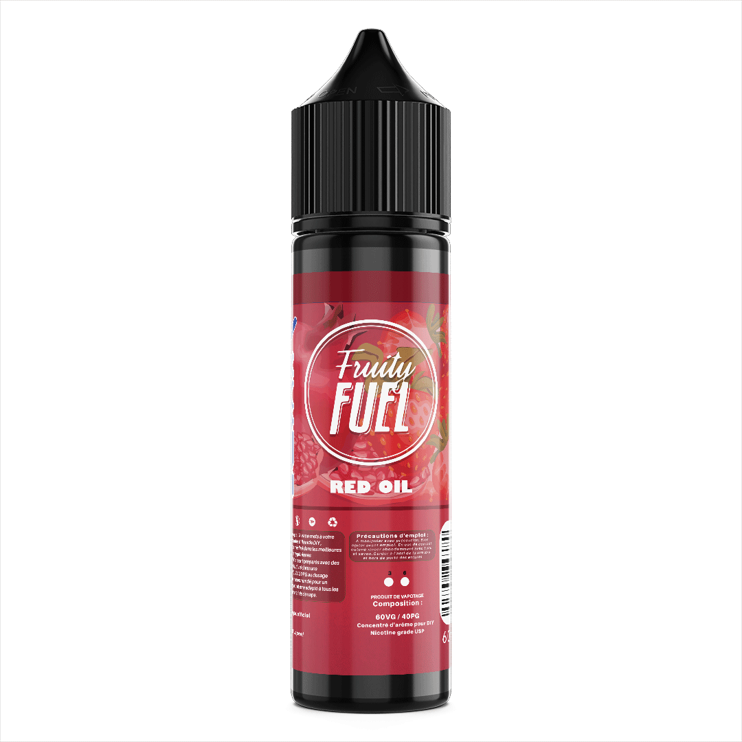 E-liquide DIY - RED Oil - FRUITY FUEL  E-liquide DIY  xvape.ma Maroc.