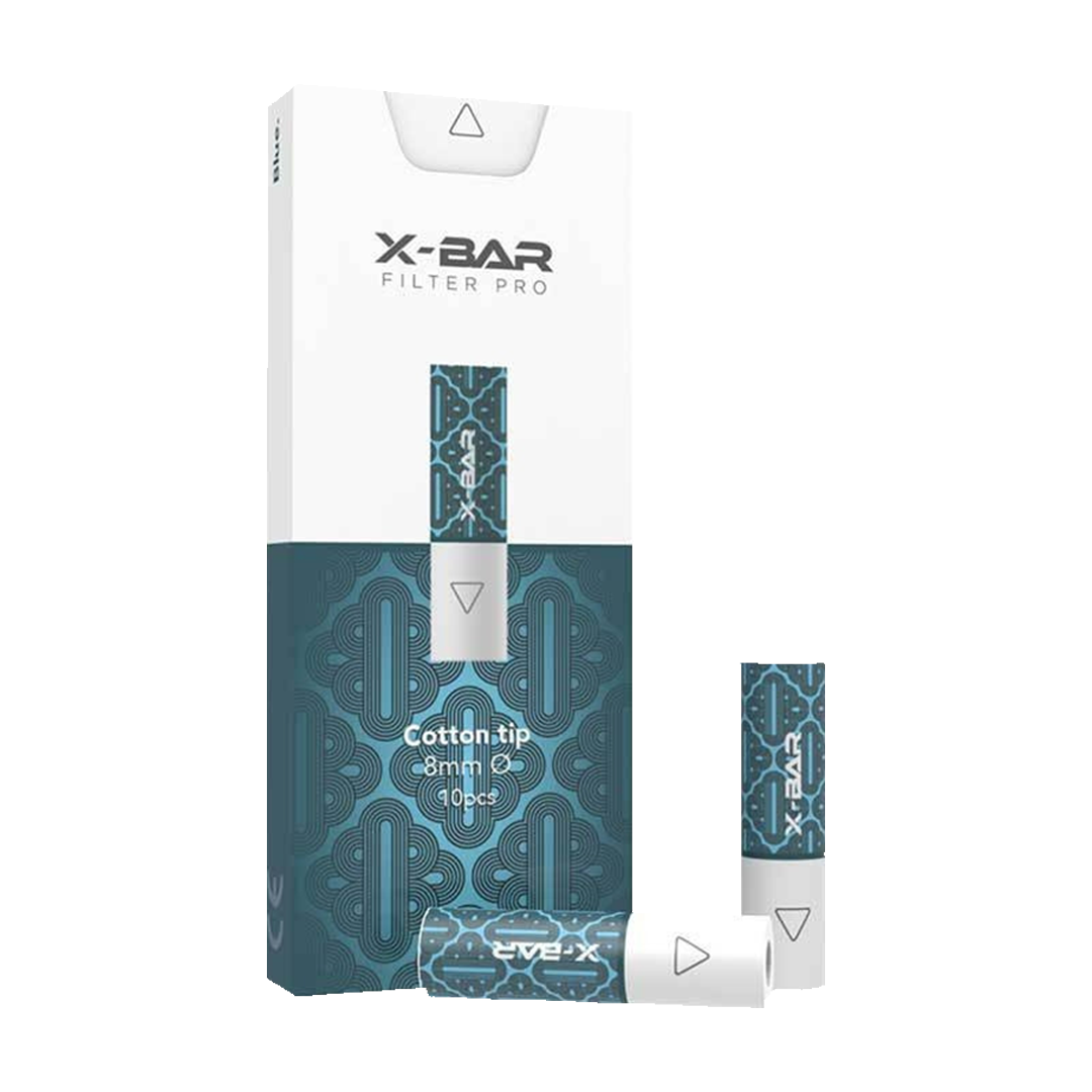 Filtres pour X-Bar Filter Pro - Pack de 10  Drip Tip  xvape.ma Maroc.