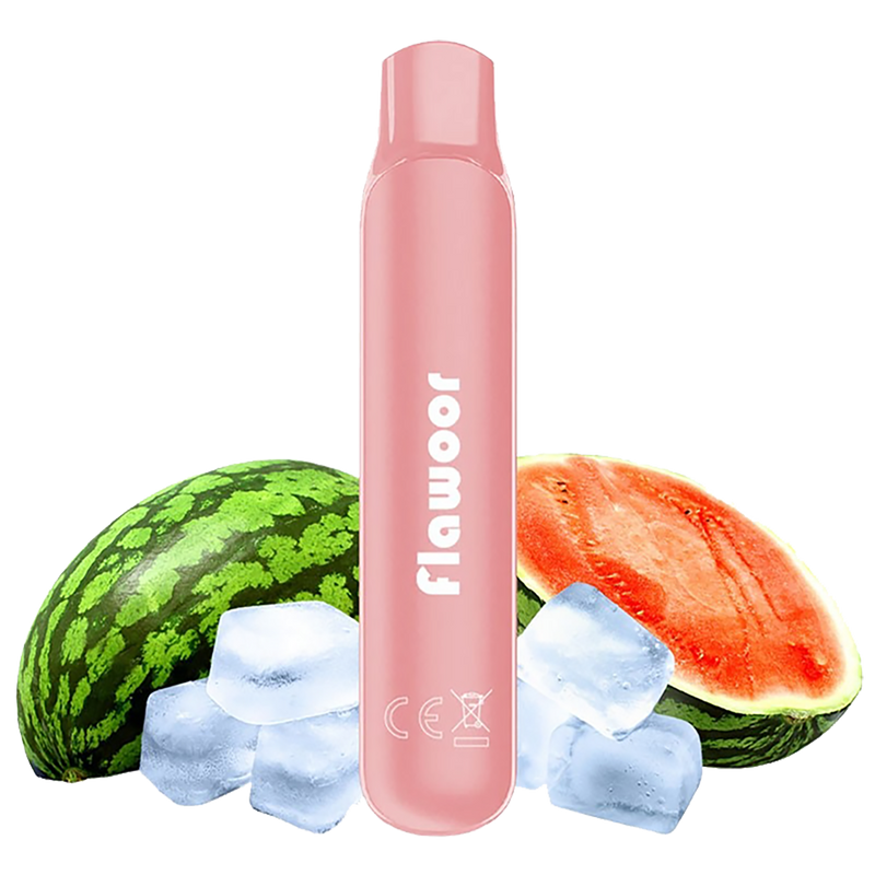 Flawoor 600puffs Pasteque glacée  Jetable  xvape.ma Maroc.