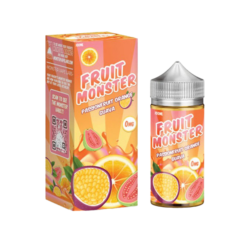 Fruit Monster Passionfruit Orange Guava 120ml  E-liquide premium  xvape.ma Maroc.
