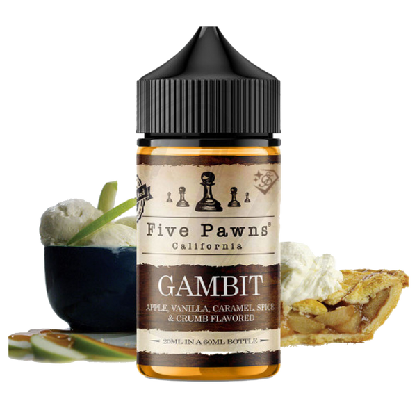 Gambit Original - Five Pawns 60ml  E-liquide premium  xvape.ma Maroc.