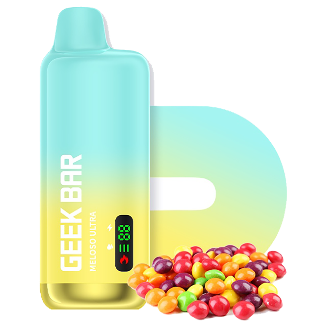 Geek Bar Meloso Ultra 10k puffs - Tropical Rainbow Blast - 5%