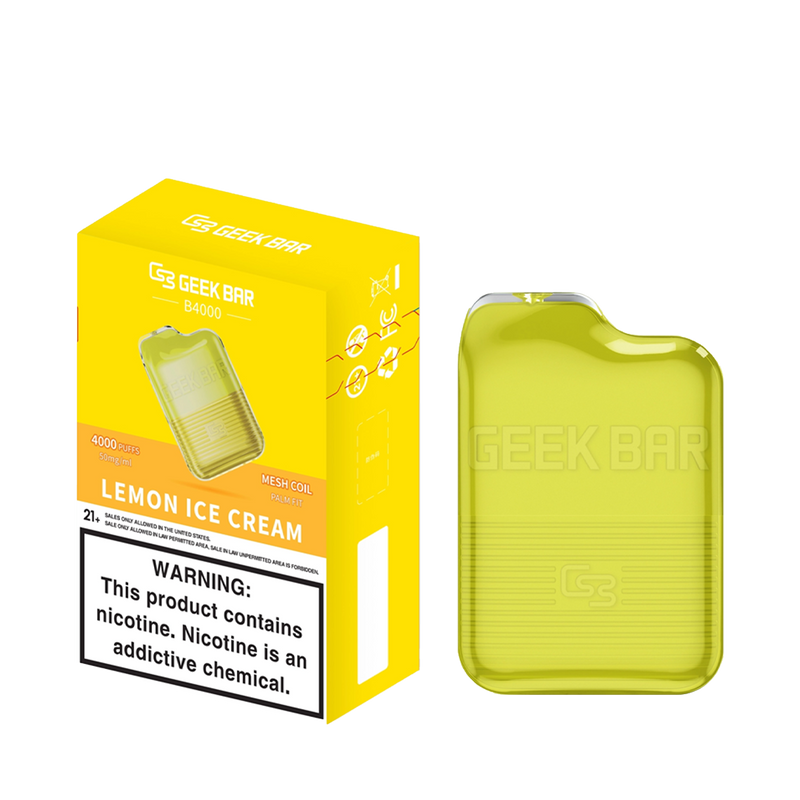 Geek Bar PINEAPPLE COCNUT MILK 4000 Puffs - E-cigararette jetable  Jetable  xvape.ma Maroc.