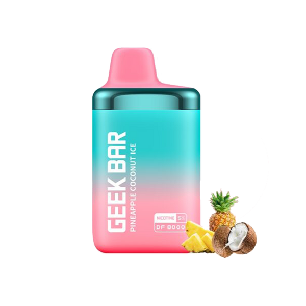 Geekbar DF8000 Puff - Pineapple Cocount Ice - 5%  Jetable  xvape.ma Maroc.
