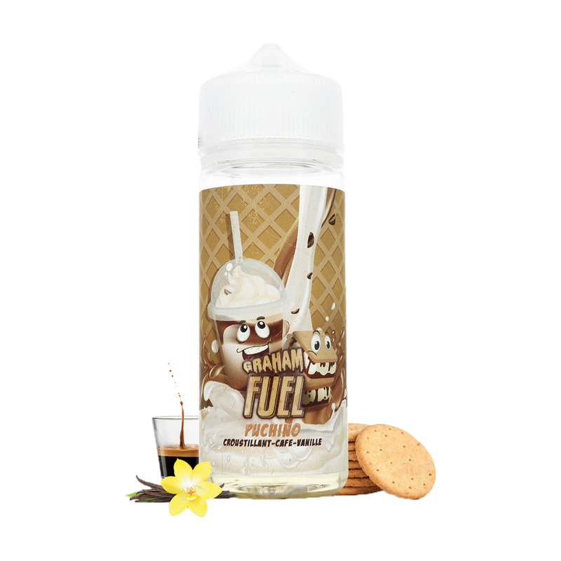 Graham Fuel - Puchino - 120ml  E-liquide premium  xvape.ma Maroc.