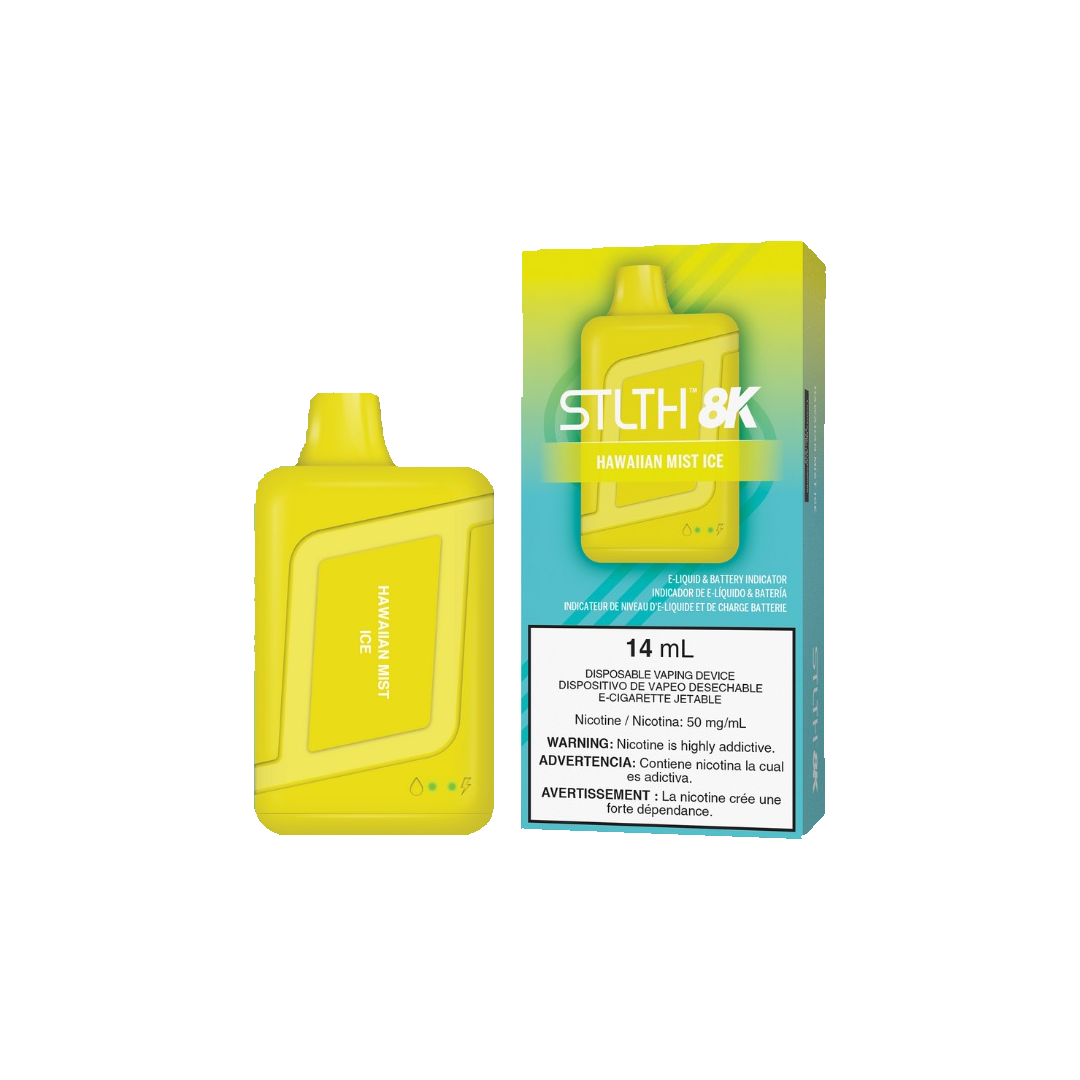 STLTH 8K - Hawaiian Mist Ice - 5%  Jetable  xvape.ma Maroc.