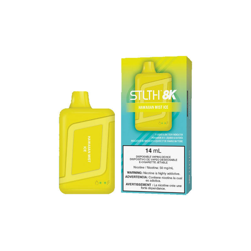 STLTH 8K - Hawaiian Mist Ice - 5%  Jetable  xvape.ma Maroc.