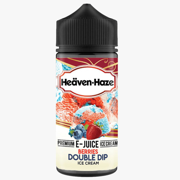Heäven-Haze Berries Double Dip Ice Cream 120ml  E-liquide premium  xvape.ma Maroc.