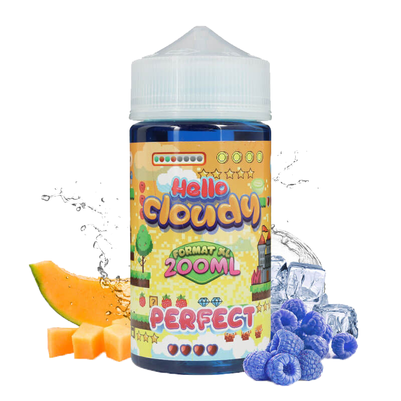 Hello Cloudy - Perfect 200mL  E-liquide premium  xvape.ma Maroc.
