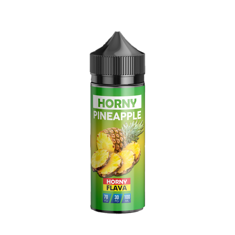 Horny Flava Pineapple 120ml  E-liquide premium  xvape.ma Maroc.