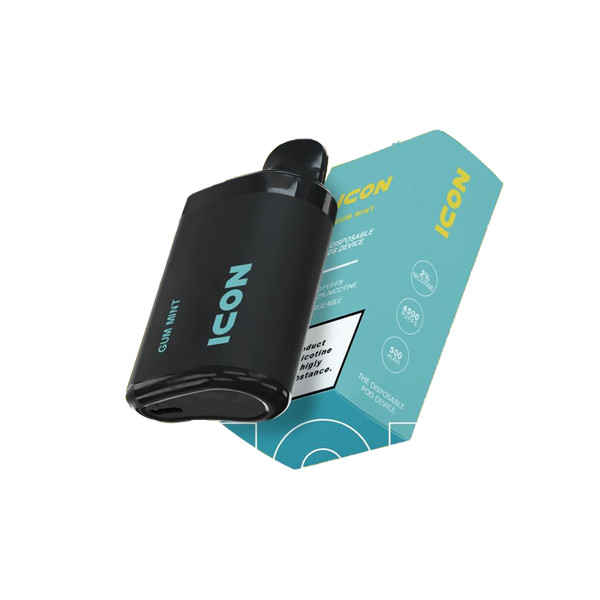 ICON - GUM MINT 2% - 6500 PUFFS  Jetable  xvape.ma Maroc.