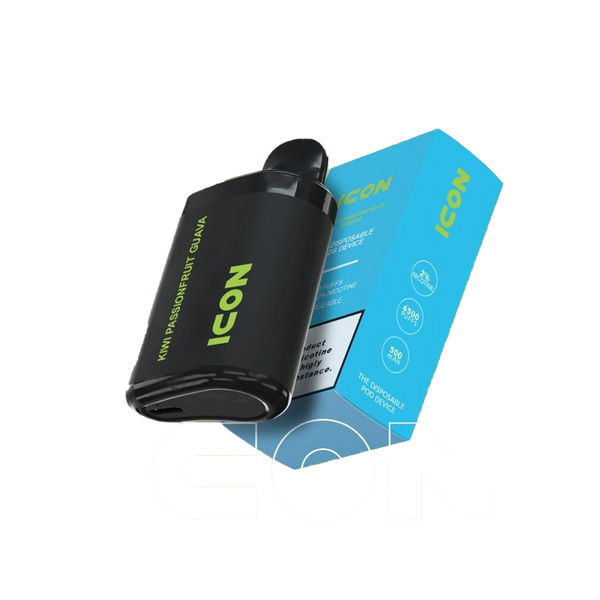 ICON - KIWI PASSIONFRUIT GUAVA 2% - 6500 PUFFS  Jetable  xvape.ma Maroc.