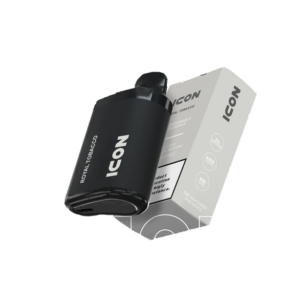 ICON - ROYAL TOBACCO 2% - 6500 PUFFS  Jetable  xvape.ma Maroc.