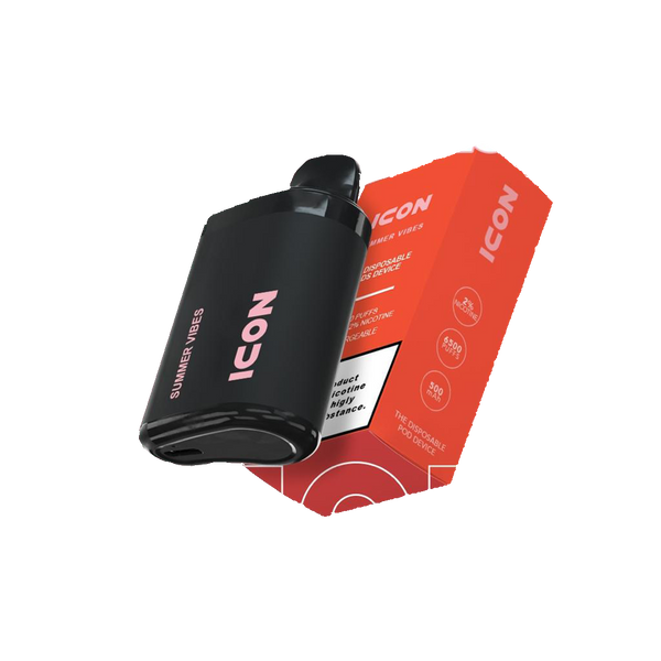ICON - SUMMER VIBES 2% - 6500 PUFFS  Jetable  xvape.ma Maroc.