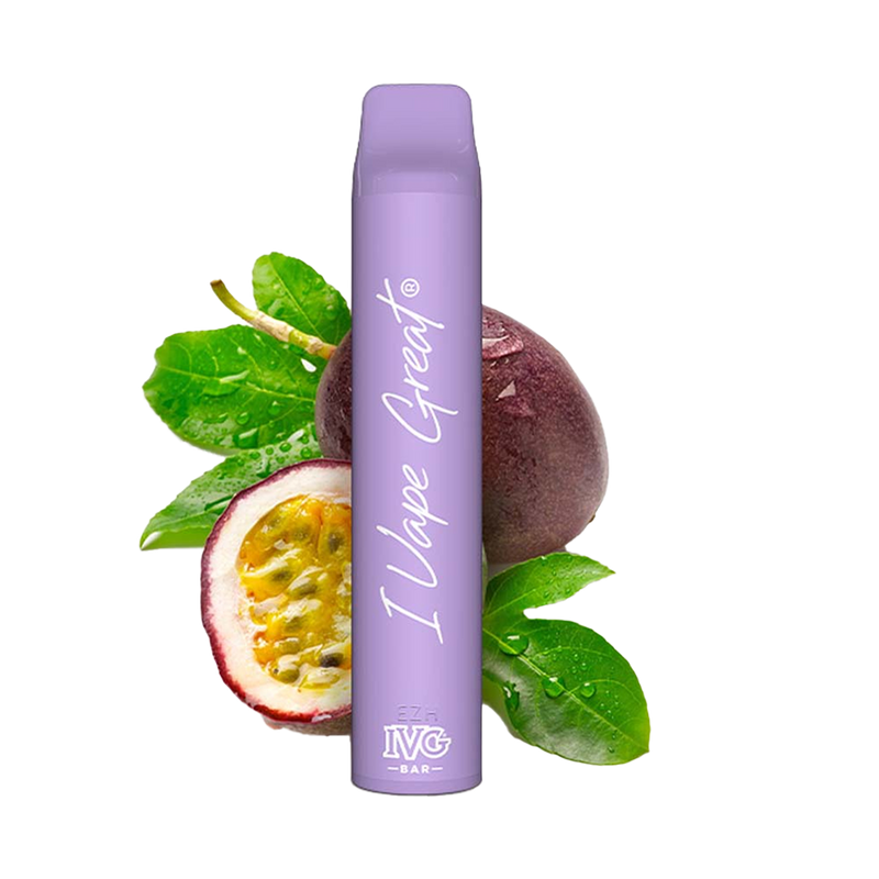 IVG Bar 3000 Taffs - Passion Fruit (5%)  Jetable  xvape.ma Maroc.