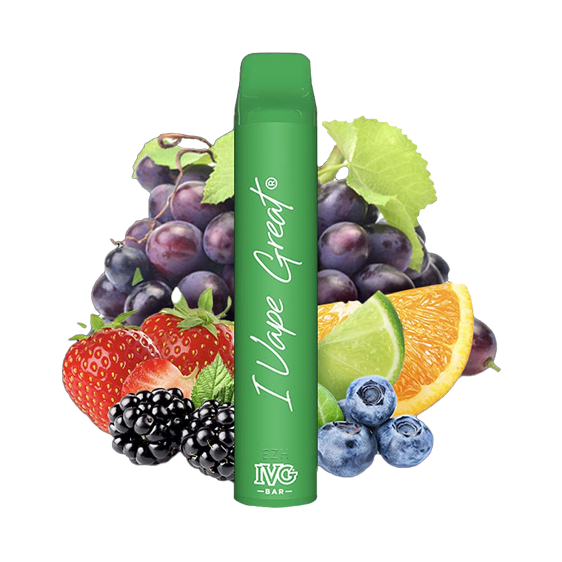 IVG Bar 3000 Taffs - Rainbow (5%)  Jetable  xvape.ma Maroc.