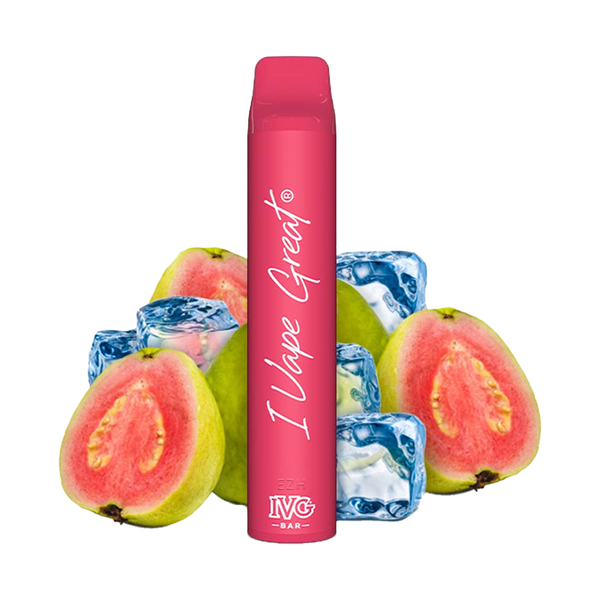 IVG Bar 3000 Taffs - Ruby Guava Ice (5%)  Jetable  xvape.ma Maroc.