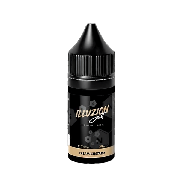 Illuzion salt 30ml - Cream Custard - 2.5% mg