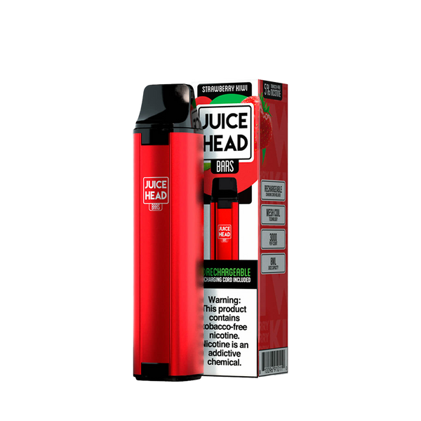 JUICE HEAD BARS 3000 Taffs Strawberry Kiwi Freeze E-Cigarette Jetable  Jetable  xvape.ma Maroc.