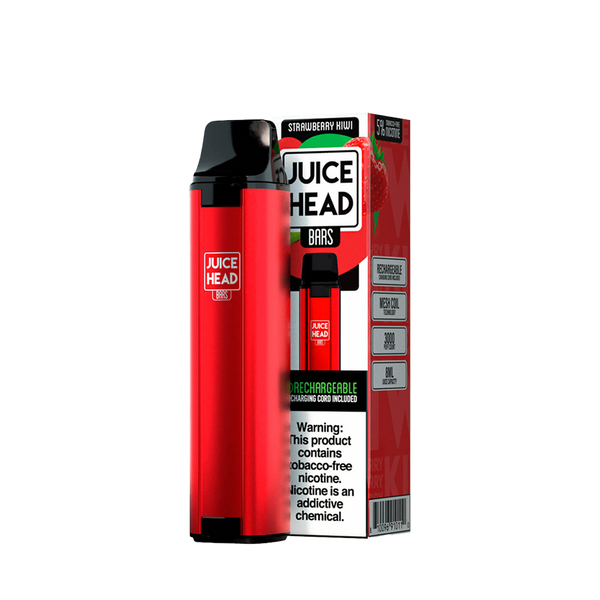 JUICE HEAD BARS 3000 Taffs Strawberry Kiwi Freeze E-Cigarette Jetable