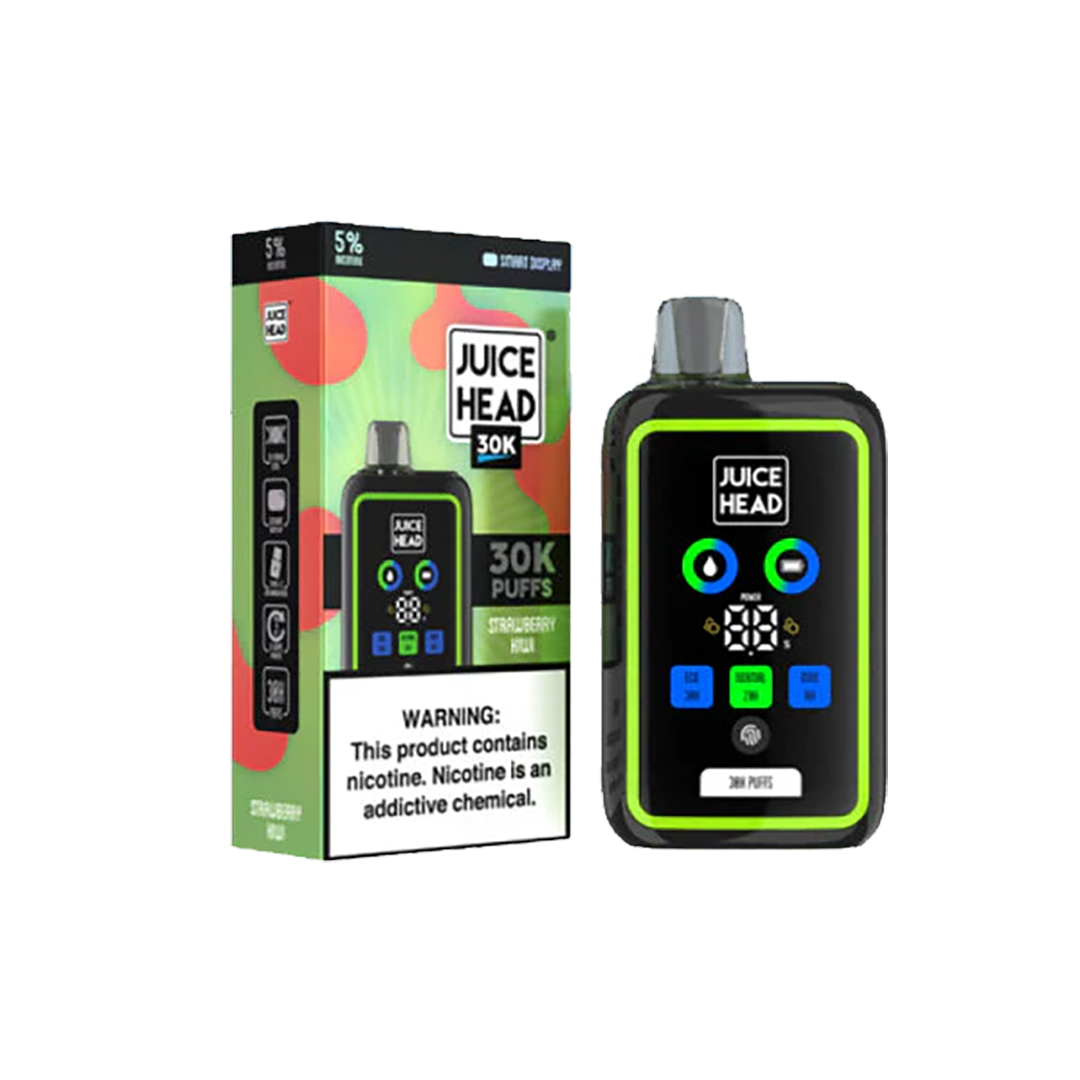 JUICE HEAD 30K Puffs - Strawberry Kiwi - 5%  Jetable  xvape.ma Maroc.