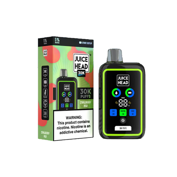 JUICE HEAD 30K Puffs - Strawberry Kiwi - 5%  Jetable  xvape.ma Maroc.