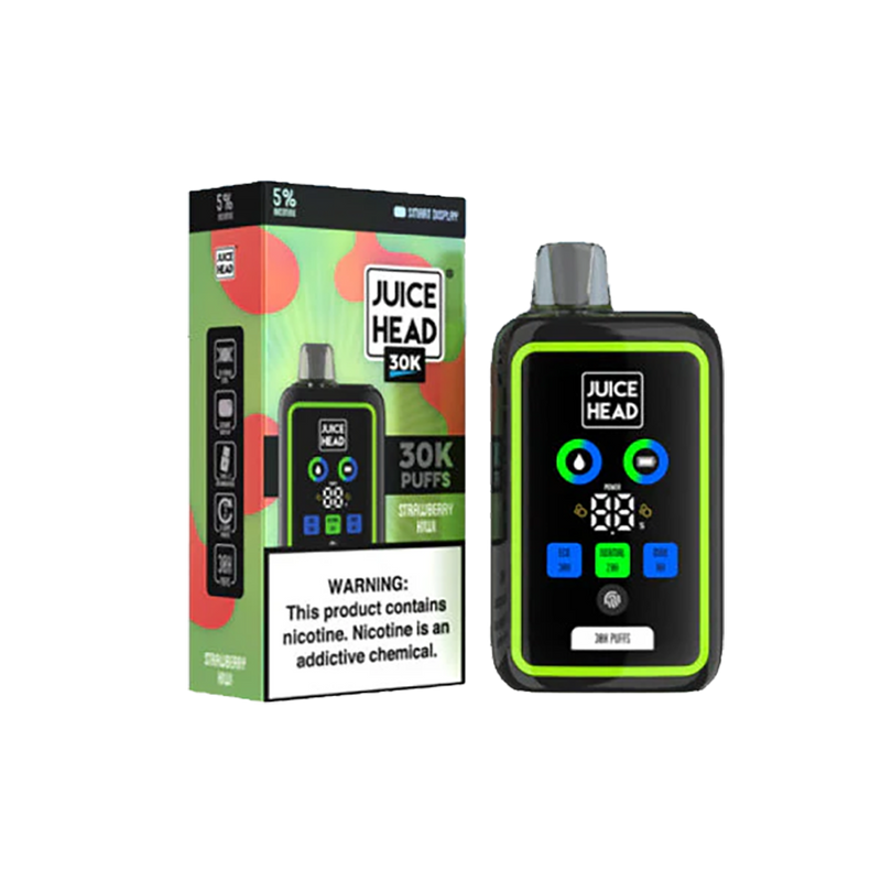 JUICE HEAD 30K Puffs - Strawberry Kiwi - 5%  Jetable  xvape.ma Maroc.