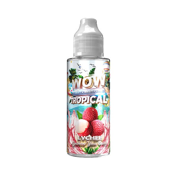 WOW Tropical Lychee Blood 120ml  E-liquide premium  xvape.ma Maroc.