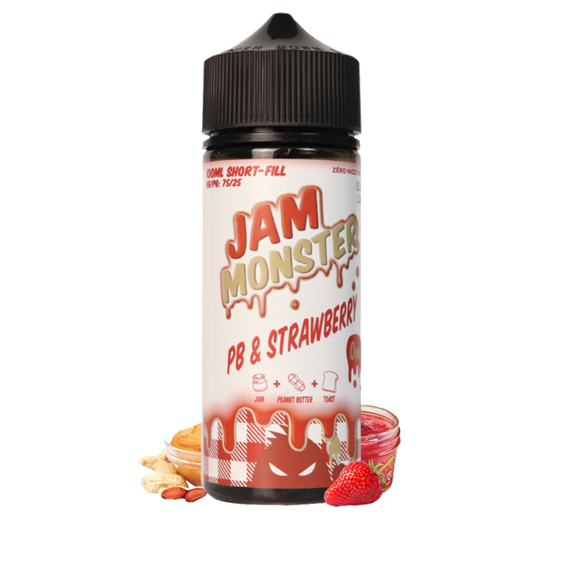 Jam Monster Strawberry & PB 120ml