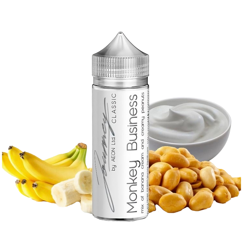 Journey Monkey Business 120ml  E-liquide premium  xvape.ma Maroc.