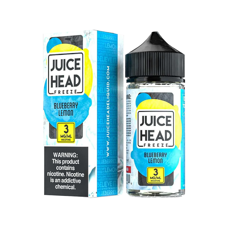 Juice Head FREEZE Blueberry Lemon - 100ML  E-liquide premium  xvape.ma Maroc.