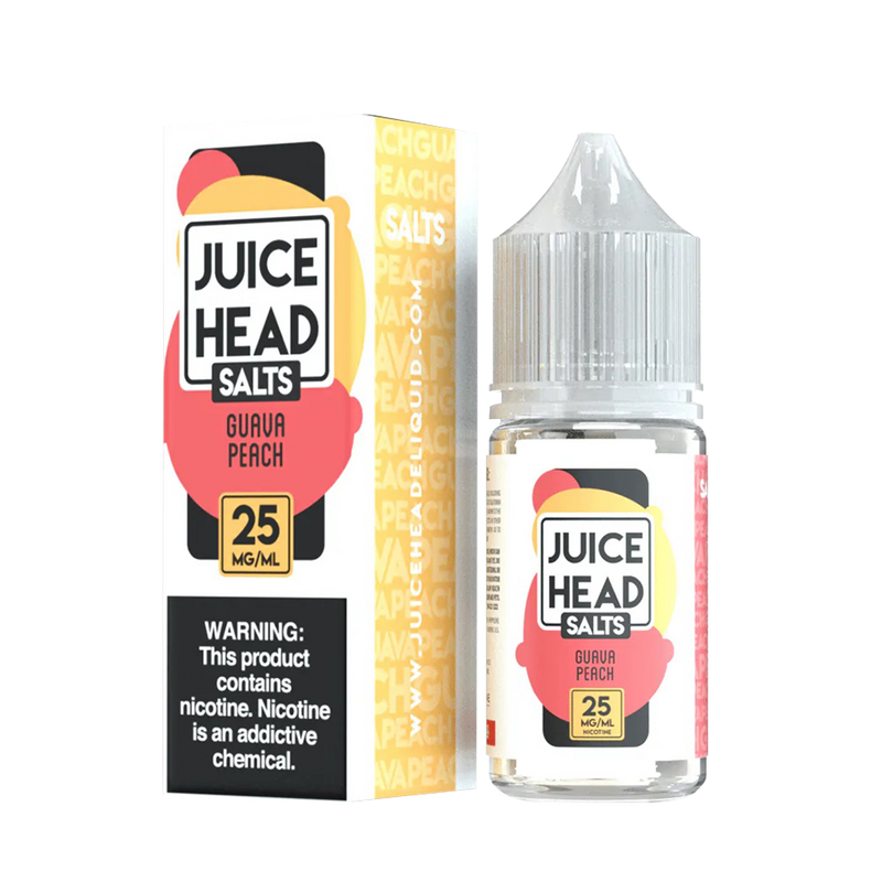 Juice Head - Guava Peach - Salt 30ml  Salt Nicotine  xvape.ma Maroc.